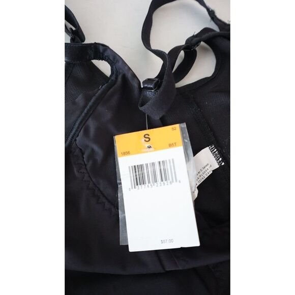 Maidenform 1856 Women's Sz S Black Flexees Open Bust Wide Strap Body Shaper $57 - Picture 5 of 7